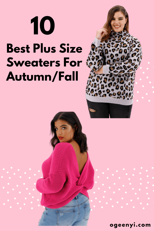 10 Best Plus Size Sweaters For Autumn/Fall