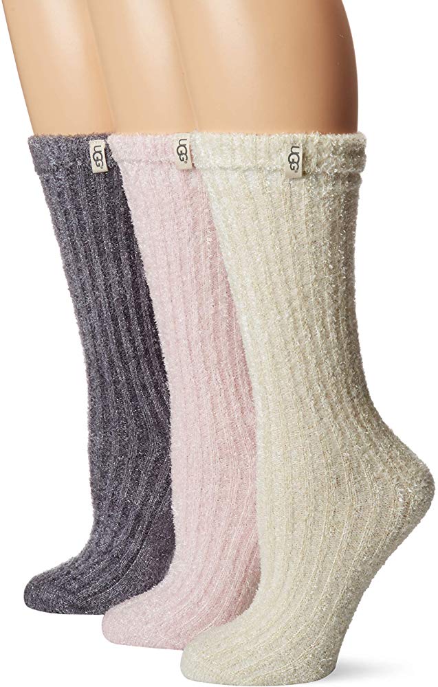 Best Gift Ideas For Your Girlfriend: UGG Women's Cozy Sparkle Sock Gift Set