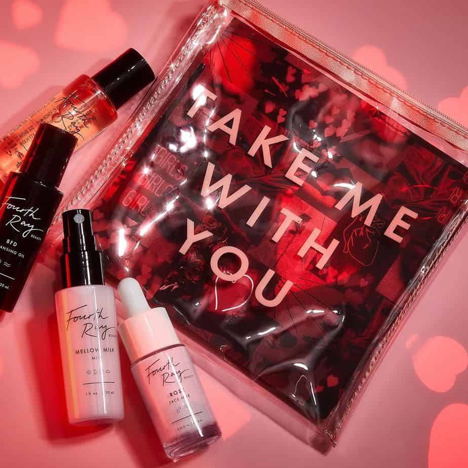 Colourpop Valentine's Day Collection. this is the FourthRayBeauty Stay The Night Kit from the collection