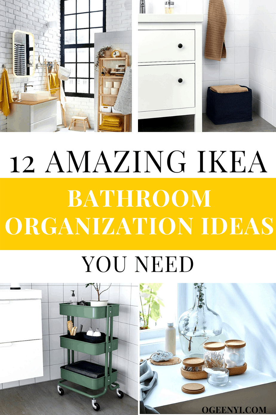 12 Amazing Ikea Bathroom Organization Ideas You Need To Try