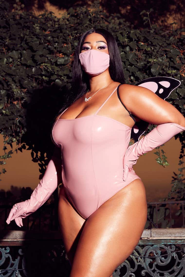 Sexy Fashionnova Halloween Costumes For Plus Size Women to Love. Fly Girl Butterfly 3 Piece Costume Set - Pink
