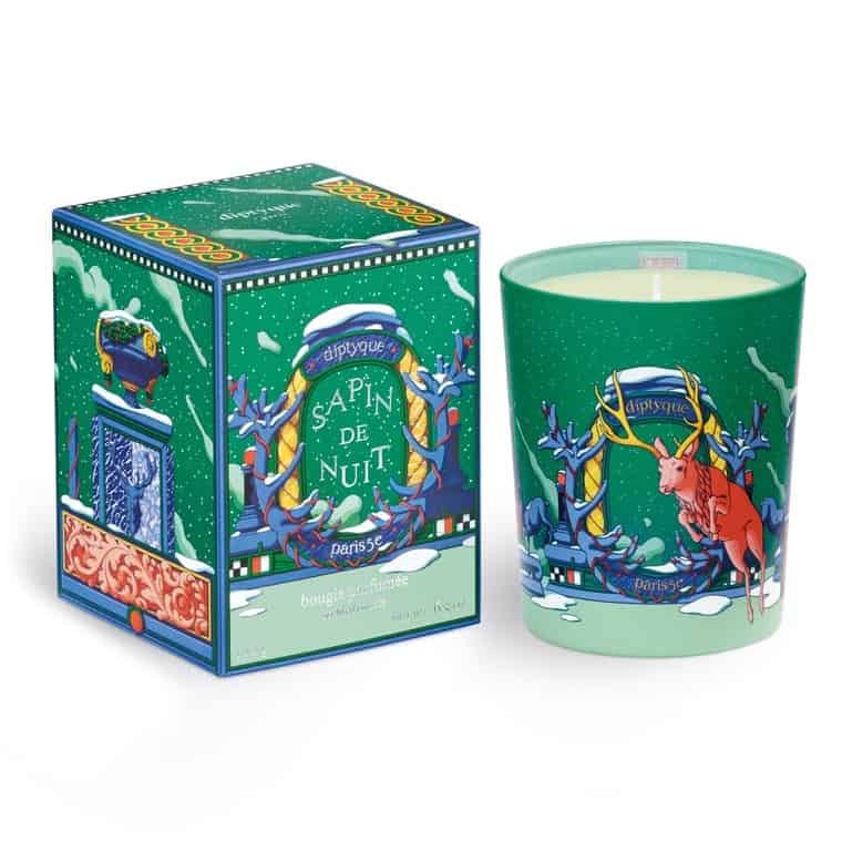 DIPTYQUE Moonlit Fir Scented Christmas Candle