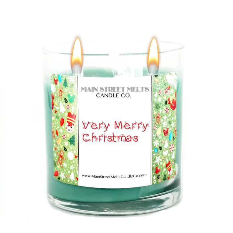 Very Merry Christmas Candle