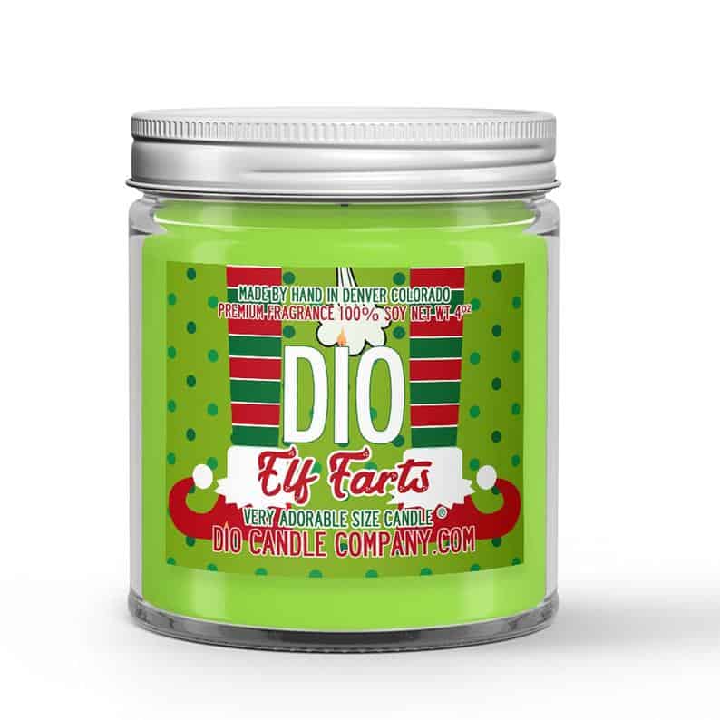 Elf Farts Funny Christmas Candles