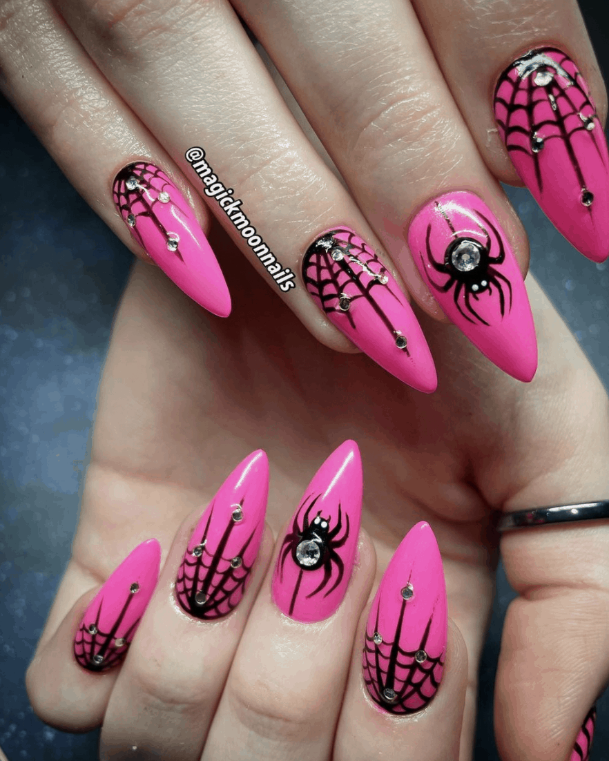 30+ Halloween Nails Designs That Are Cute And Spooky To Copy From