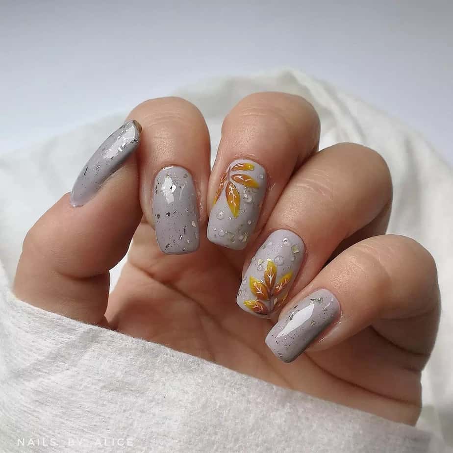 30 Best Thanksgiving Nails Art Design To Copy From