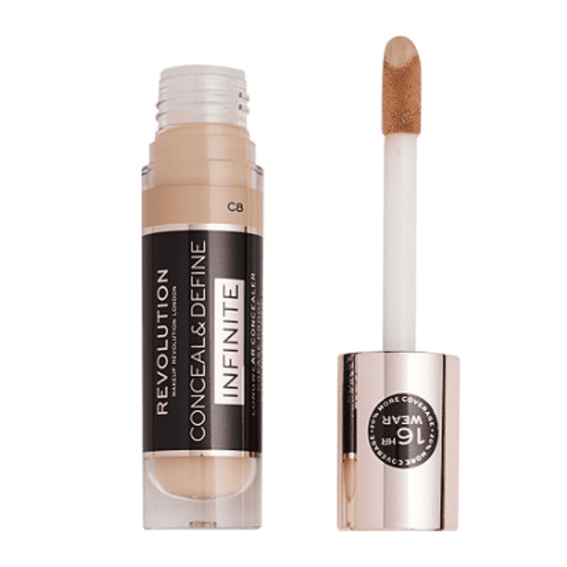 Makeup Revolution Conceal & Define Infinite XL Concealer from the 20 best drugstore makeup products under $5 you'll love