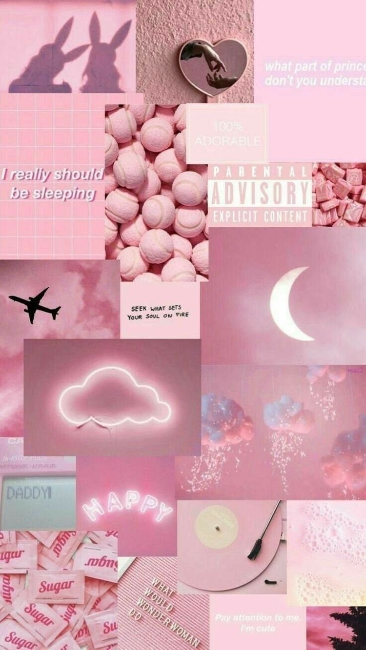 PINK COLLAGE WALLPAPERS