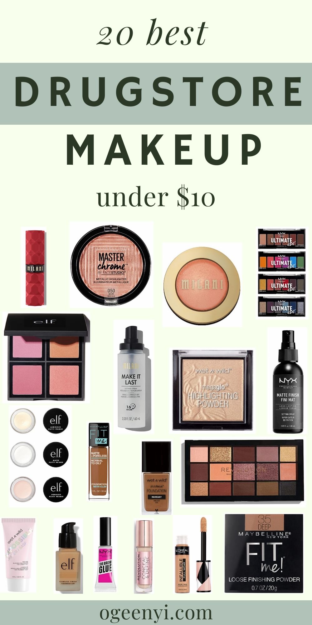 20 Best Drugstore Makeup Under $10 Everyone Loves