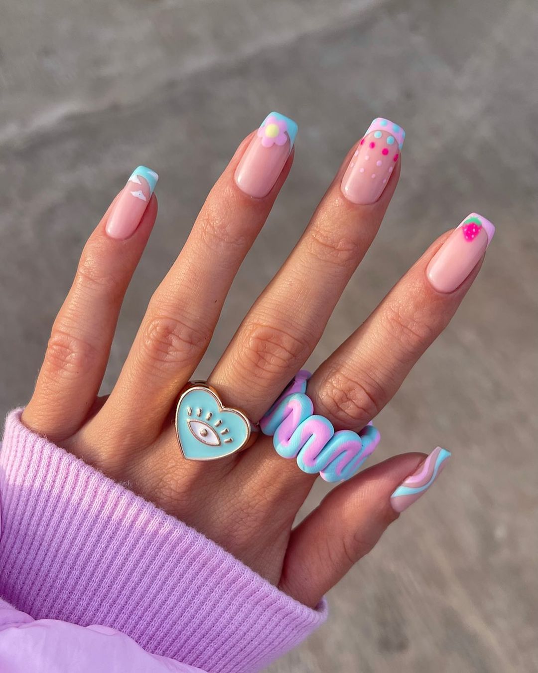 50 Cute Spring Nails Design