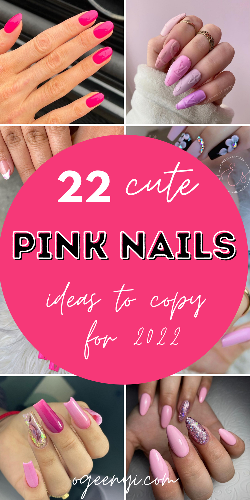 22 Pretty Pink Nails Design You Will Love