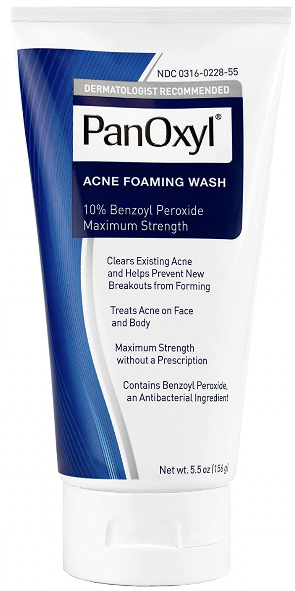 PanOxyl Acne Creamy Wash Benzoyl Peroxide 10% Daily Control
